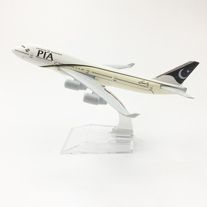 Modellino Aereo in Metallo Pressofuso B747 <span class=keywords><strong>PIA</strong></span> Scala 1:400, 16cm, Regalo di Compleanno, Personalizzabile con Logo - Product Image 4