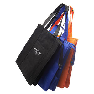 Maßgefertigte Isolierte Tragetaschen aus Vliesstoff Werbe-Kühltasche mit Reißverschlussdeckel - Product Image 6