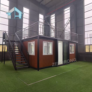 20Ft 40Ft Luxe Moderne 2 3 4Bedroom Préfabriqué Conteneur Extensible Living House Étanche Pliant Cuisine Salon - Product Image 1