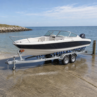 Remorque bateau 2 essieux grande capacité pour bateaux et embarcations – Fabrication chinoise