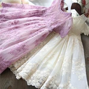 88637 Vestido de Princesa de Moda para Niñas, Verano 2022, Vestido de Encaje con Mangas Abullonadas para Bebés y Niñas, Ropa de Fiesta para Bebés - Product Image 3