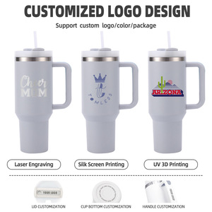 Nouveauté 40oz gobelet en acier inoxydable à double paroi tasse à café isolée personnalisée pour la randonnée de gymnastique pour le camping et les voyages vente en gros de laser - Product Image 4