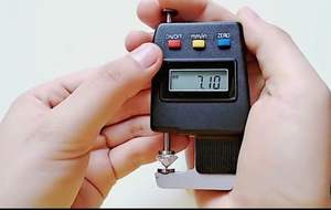 Pengukur perhiasan berlian Mini elektronik, pengukur Digital Caliper 0-15mm, pengukur ketebalan Digital - Product Image 5