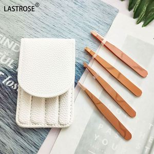 OEM Logo 4 Pieces Eyebrow Clip Set <b>Makeup</b> <b>Tool</b> Eyelash Tweezers Kit Eyebrow Clip Set - Product Image 4