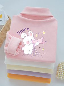 Capa base gruesa de dibujos animados para niñas Qianchuan de buena calidad, ropa de invierno, parte superior cálida de lana para bebé, <span class=keywords><strong>Posada</strong></span> para niños - Product Image 2