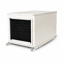 Déshumidificateur industriel intelligent encastré au plafond 90L/jour, débit d'air 900m³/h, 220V, 10-95% HR pour entrepôts, usines et espaces commerciaux
