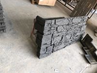 Carreaux muraux en polyuréthane 3D de haute qualité, imitation pierre, panneaux en pierre PU pour façade commerciale