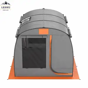 China Factory Supply Large Luxury 6 Person Waterproof Durable Inflatable Airtight Camping Tent For Outdoor