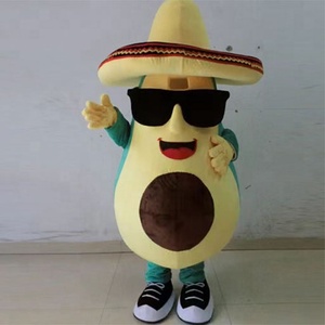 Funtoys Cool Mexican aguacate fruta comida <span class=keywords><strong>planta</strong></span> mascota <span class=keywords><strong>disfraz</strong></span> para adultos dibujos animados Cosplay para Carnaval <span class=keywords><strong>de</strong></span> frutas - Product Image 1