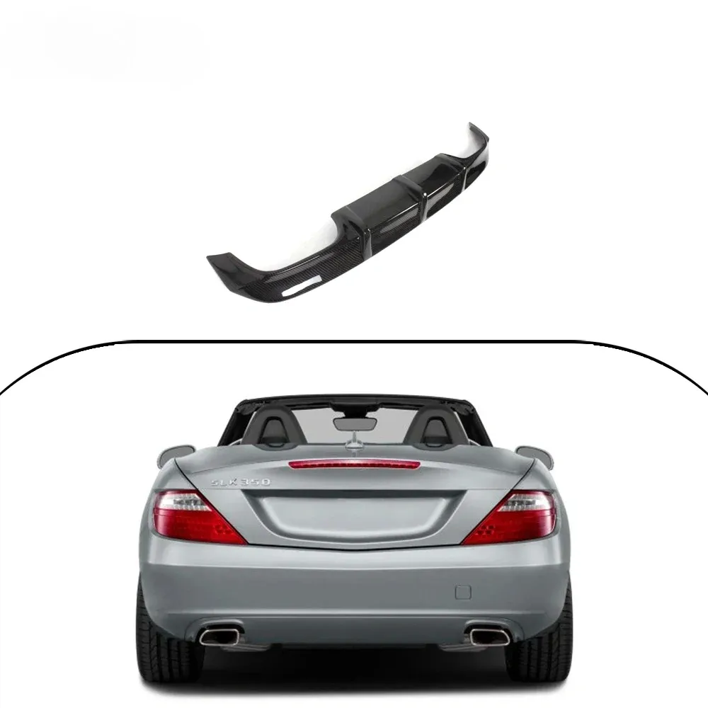 Para Mercedes-Benz slk classe R171 fibra de carbono difusor traseiro universal