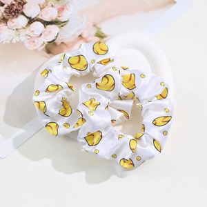 Coleteros Elásticos con Estampado Amarillo para Niñas y Mujeres, Lazos para Cola de Caballo, Accesorios para el Cabello de Uso Diario - Product Image 5