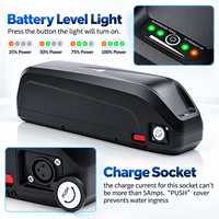 Batterie personnalisée 52V 30Ah, batterie de vélo électrique 48V 20Ah, pack de batterie lithium-ion pour vélo électrique, remplacement de batterie de vélo électrique, vente en gros OEM directe