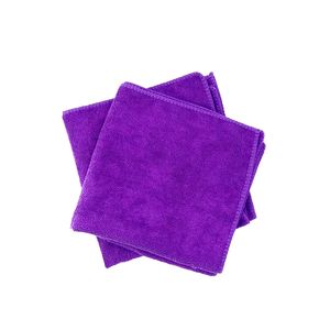 견면 벨벳 edgeless 개인화된 microfiber 분홍색 수건 목록 차 관례 pakistan 스탄을 위한 차 4 개 조각 대쉬보드 세척 검정 - Product Image 5