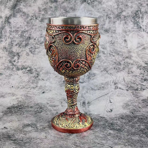 Medieval Vintage Wine <strong>Glasses</strong> DRA56 Halloween Goblet Eyes Decoration Crafts Novelty Resin Red Wine Goblet - Product Image 3
