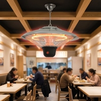 OYATE 1200W/1500W Chauffage infrarouge suspendu pour plafond, idéal pour les stands de restauration extérieurs et le chauffage des espaces de traiteur
