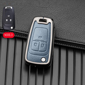 Étui de clé de voiture en alliage de zinc pour Chevrolet Cruze Trax Lova Malibu Buick <span class=keywords><strong>Opel</strong></span> Astra Corsa ADAM S Antara Meriva <span class=keywords><strong>Zafira</strong></span> Insignia GTC - Product Image 2