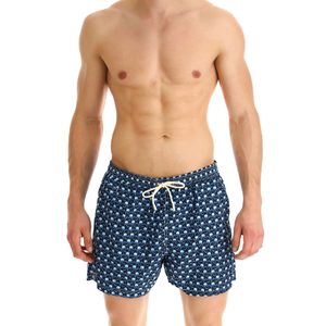 Short de sport en coton pour hommes Séchage rapide Nouveau style Imprimé Short de plage Motif vintage uni Short de bain personnalisé à la mode - Product Image 1