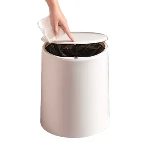 XingYou petite poubelle ronde de cuisine bon marché, poubelle autoportante en vrac avec couvercle