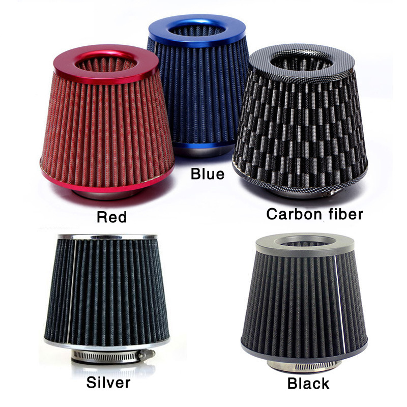 Воздушный фильтр PUERXIN 76 мм в виде гриба, универсальный автомобильный фильтр для заправки воздуха, высокая производительность, воздухозаборный фильтр для автомобиля