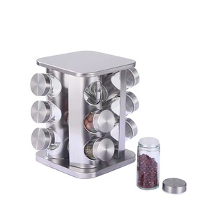 Support à <span class=keywords><strong>épices</strong></span> de cuisine rotatif Offre Spéciale, organisateur de 12 bocaux <span class=keywords><strong>carrousel</strong></span>, vente en gros - Product Image 6
