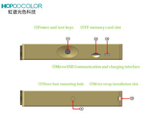 라이트 플리커 테스터 분광계 OHSP350F 스펙트럼 그래프 분석기 - Product Image 5
