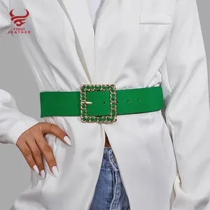 2022 Wholesale Women's design belt dress ladies candy color jeans designer belts