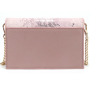 Elegant Pink Shiny PU Leather Women's Mini Luxury Crossbody Bag Envelope Flap Multi Layer Chain <b>Strap</b> <b>Shoulder</b> Bag - Product Image 3