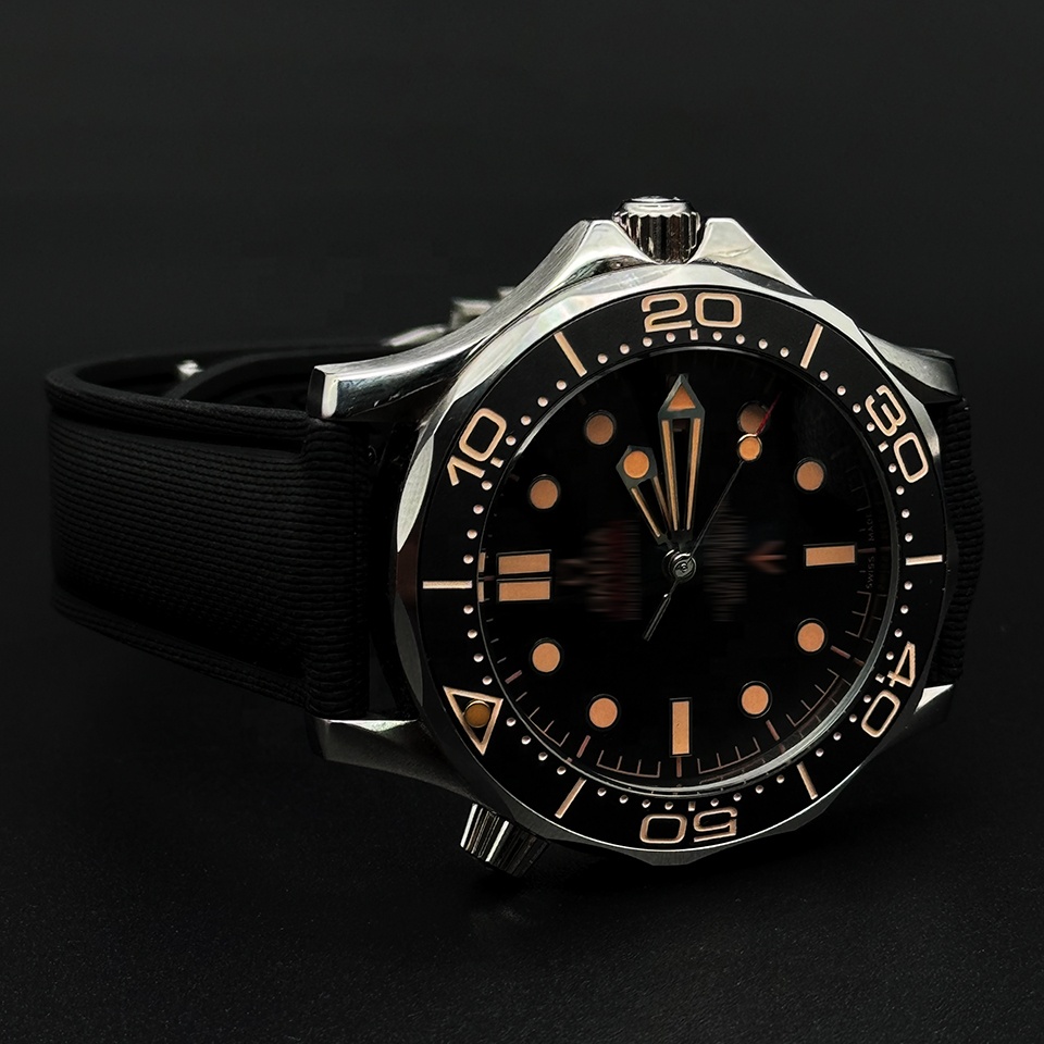 High Quality SportWatchband 20/21/22mm High-tensile Strength Luxury 18/19/23/24mm FKM Rubber Watch Strap Sailcloth Texture