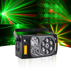 Iluminación LED QSE RGBW Bee Eyes 6 en 1 con Control Remoto/DMX512, Construcción de Aluminio y Plástico IP65 para Uso en Almacenes, DJ y KTV - Product Image 1