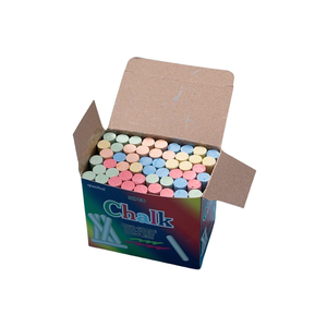 100 pezzi Non tossici gessetti di <span class=keywords><strong>colore</strong></span> <span class=keywords><strong>bianco</strong></span> alla rinfusa colorati gessetti per aula senza polvere per insegnanti studenti forniture per lavagna scuola - Product Image 6