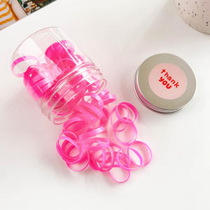 ربطة شعر للأطفال للاستعمال مرة واحدة ، ربطة شعر صغيرة تتسع وتثخن للفتيات ، لا تؤذي ربطة شعر الطفل - Product Image 5