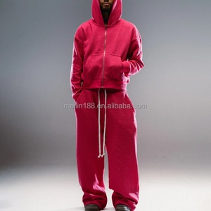 Manufacturers Clothing Custom Waffle Thermal Hoodie Oversized Heavy <b>Zip</b> <b>up</b> <b>Jackets</b> Blank Plain High Quality Waffle Knit Hoodie - Product Image 6