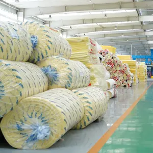 0.035W/mK Wall Or Roof Thermal Insulation With Aluminum Foil Veneer Glass Wool Blanket Or Roll Or Fiberglass Wool Coil Felt