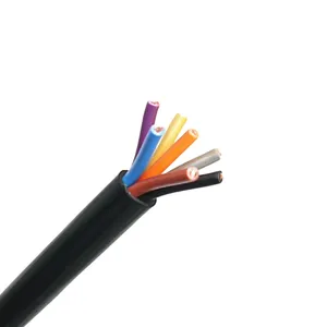 Manufacturers Hot Selling Custom Electrical Flexible Rvv Sheathed Flexible Electrical Cable Wire