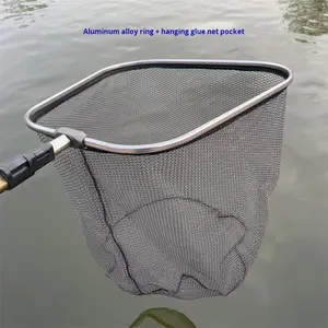 50 #55 #60 # filet d'atterrissage de poisson en alliage d'aluminium tige télescopique sac en maille forte profondeur de 50cm pour la pêche au gros gibier filet de pêche filet de pêche - Product Image 6