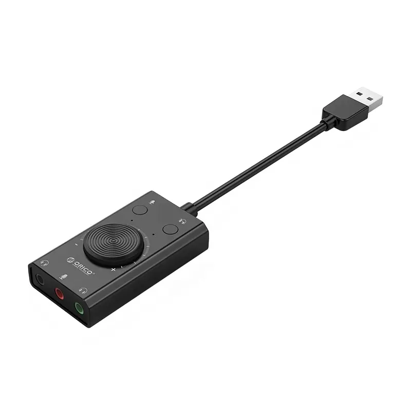 ORICO Headset Microphone Audio Interface Multifunction Driver-free USB External Sound Card