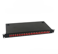 Boîtier de terminaison optique 19 pouces 24/48 ports FC monomode pour rack, avec pigtail fibre optique FC/UPC/APC