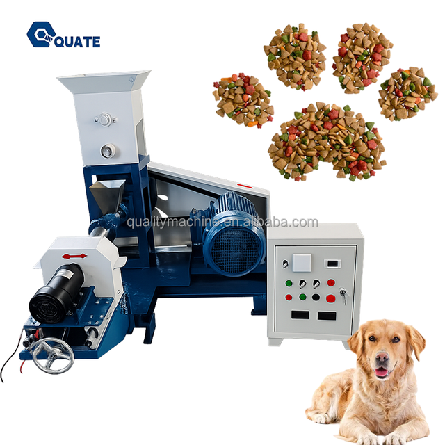 Industrial Pet Nutrition Feed Extrusion System for Cat Dog Bird Food Processing Floating Fish Feed Puffing Extruder Machine