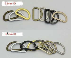 ห่วงรูปตัว D ทำจากโลหะผสมสังกะสี LeGood สำหรับอุปกรณ์ตกแต่งกระเป๋า - Product Image 6