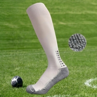 Chaussettes de football personnalisées antidérapantes, chaussettes de football antidérapantes, chaussettes de sport hautes jusqu'au genou, chaussettes d'entraînement antidérapantes, chaussettes de football d'équipe