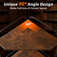 Organisateur d'angle pour comptoir de salle de bain, Organisateur de comptoir en bois pour parfums, Organisateur d'angle pour produits de soin, Étagère d'angle pour comptoir