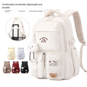 <span class=keywords><strong>2025</strong></span> thời trang hàng đầu công suất lớn không thấm nước dây kéo đóng cửa dễ thương phim hoạt hình thiết kế chất lượng cao Nylon sinh viên du lịch Ba lô - Product Image 3