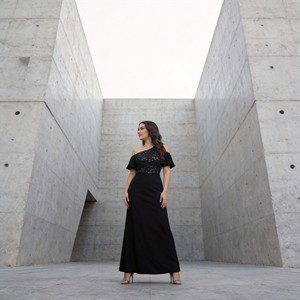 Vestido Abaya de Poliéster de Alta Calidad con Lentejuelas Bordadas de Lujo para Mujeres Musulmanas, Elegante, Personalizado, para Fiestas, Venta al Por Mayor - Product Image 3