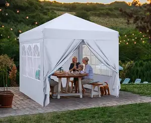 Anında katlanır Pop-Up tente çadır kapalı fuar çadırları