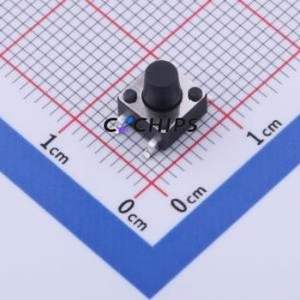 TS-1095PS-A7B2-C3D2 Tactile Switch SMD-4P,6x6mm Switch Single Pole Single Throw Round Button 1.8N Vertical Mount - Product Image 1