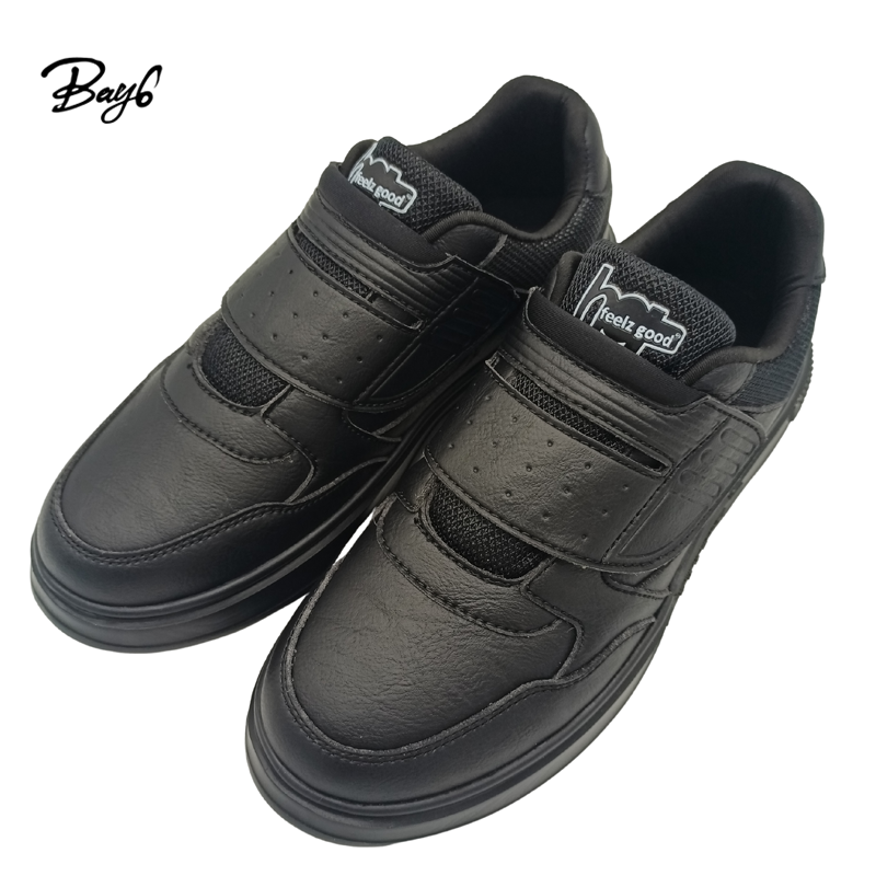 Черная легкая Нескользящая обувь из ЭВА и микрофибры для мужчин и женщин, повседневная обувь для здоровья и диабетиков