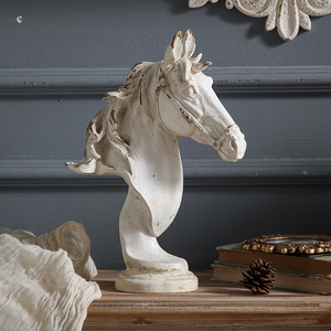 Estilos Vintage Forma de caballo Decoración Home Art Decor Accesorios de escritorio de alta calidad para el hogar - Product Image 1