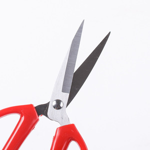 <b>Red</b> Stainless Steel Scissors Small Household Office <b>Paper</b> Cutting Craft Use - Product Image 4