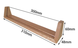 Kustom Modern portabel ramah lingkungan meja akrilik nama piring dipersonalisasi pertemuan kantor pajangan berdiri - Product Image 3