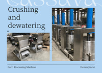 Lokaal gemaakte cassave garri-machine, garri-productielijn, cassave-schiller+vermaler+pers+garri-friteuse+zeef garri-machine